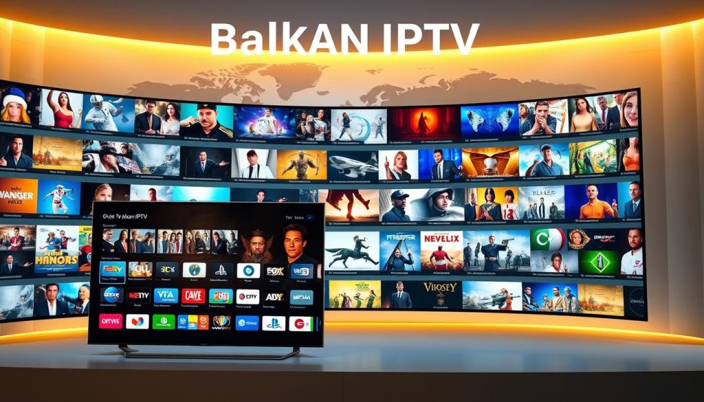 Programmvielfalt Balkan IPTV